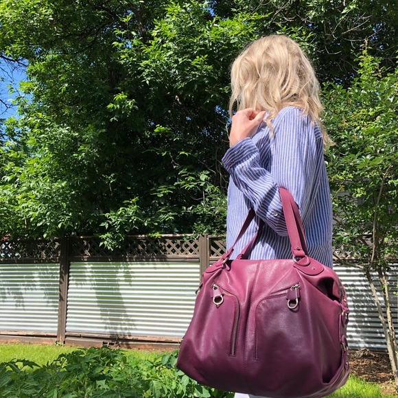 Ted Baker Satchel Raspberry - Picture 2 of 10